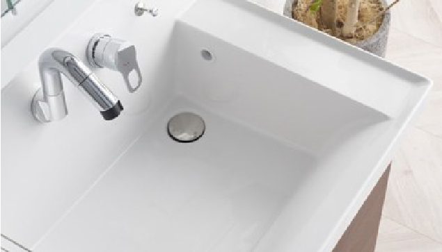 洗面ボウルと水栓
