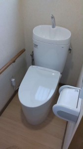 (＾ω＾)一体型トイレから組み合わせ型のトイレへの交換工事