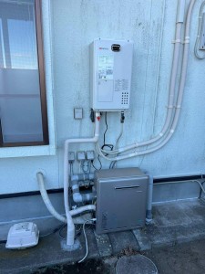 浴室・脱衣室暖房機設置工事　ノーリツ温水式浴室暖房換気乾燥機