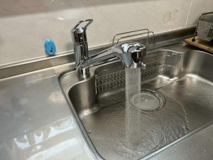 前橋市　キッチン水栓交換工事　タカギみず工房クリーンシリーズ