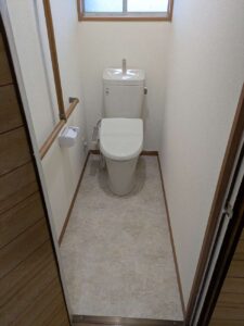 藤岡市和式→洋式トイレ改修工事　完成(＾ω＾)ｂ
