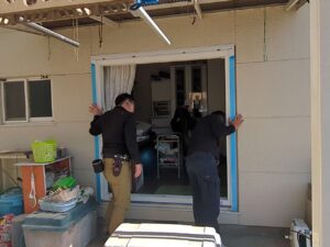 みどり市で内窓及び窓交換です。