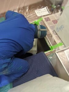 みどり市で、床下断熱工事と白蟻工事です。