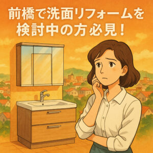 【前橋で洗面リフォームを検討中の方必見！】リクシル「ピアラ」が選ばれる理由