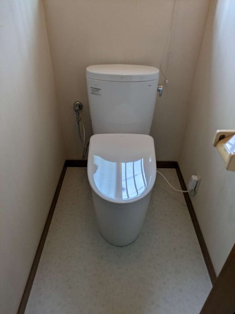 前橋市でTOTOトイレ交換！ピュアレストEX＋アプリコットF1Aの施工事例