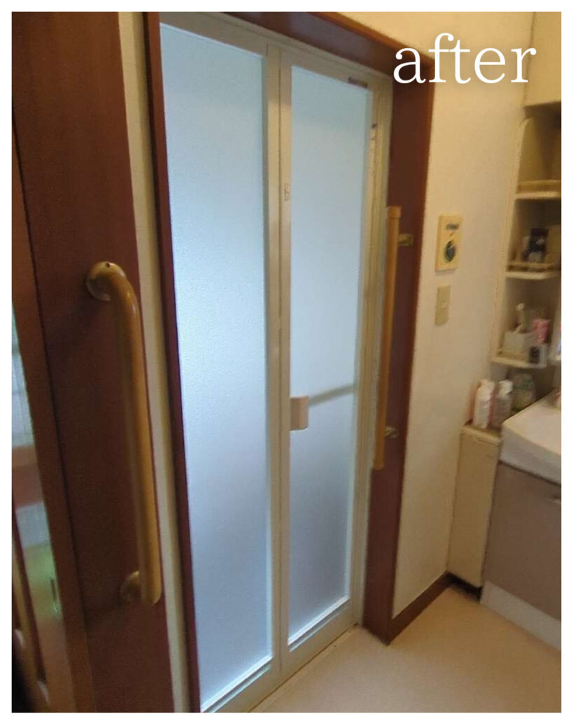 前橋市で浴室折れ戸交換｜費用8.7万円の実例