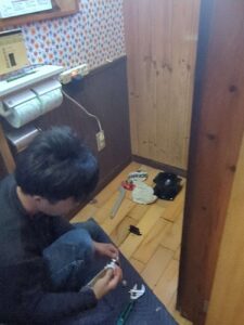 前橋市でトイレ交換です。