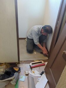 前橋市でトイレ交換です。