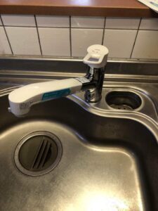 前橋市で水栓交換です。