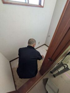 前橋市でトイレ交換です。