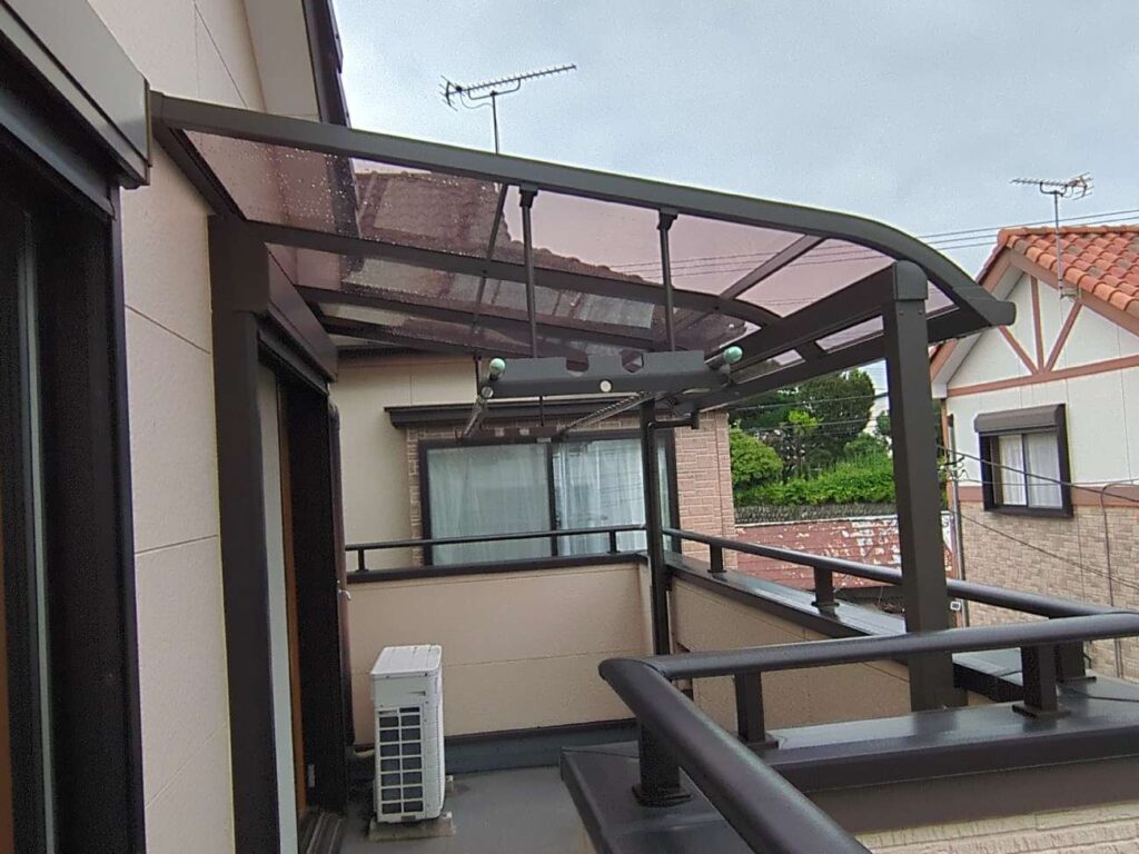 前橋市 ベランダ 屋根｜費用と施工事例