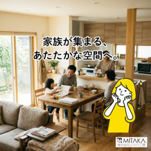 前橋市で間取り変更リノベーション！家族が集う温かな住まい